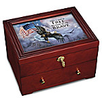 Buy The Free And The Brave Wooden Keepsake Strongbox