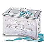 Buy My Daughter, You Are My Greatest Adventure Personalized Mirrored Music Box