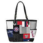Buy Washington Nationals MLB Women's Patchwork Tote Bag