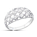 Buy Diamond Dazzle Women's Lattice Design Diamond Ring
