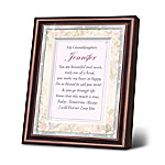 Buy Granddaughter, I Love You Personalized Mahogany-Finished Picture Frame