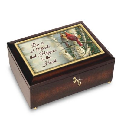 Buy Love Is A Miracle Personalized Cardinal Music Box
