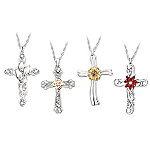Buy Seasons Of Faith Pendant Necklace Cross Set