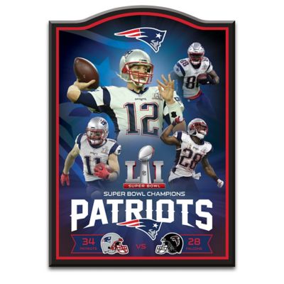 Buy New England Patriots NFL Super Bowl LI Championship Wall Decor