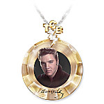 Buy Elvis Presley Women's Gold Record Pendant Necklace
