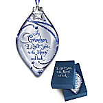 Buy Grandson, I Love You To The Moon And Back Personalized Ornament