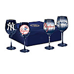 Buy Yankees Pride Wine Glass Set
