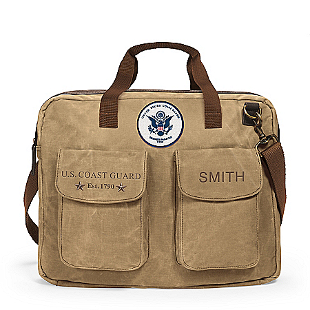 U.S. Coast Guard Personalized Messenger Tote Bag