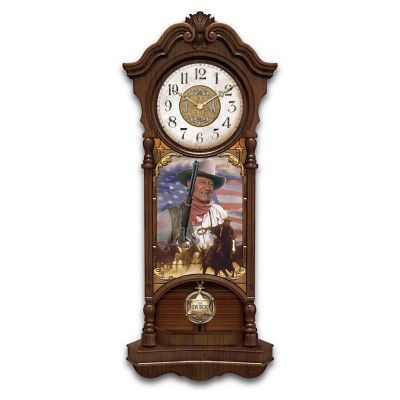 Buy John Wayne, True Patriot Illuminated Wall Clock