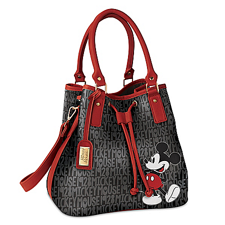 Disney Forever Mickey Mouse Women’s Handbag With Luggage Tag
