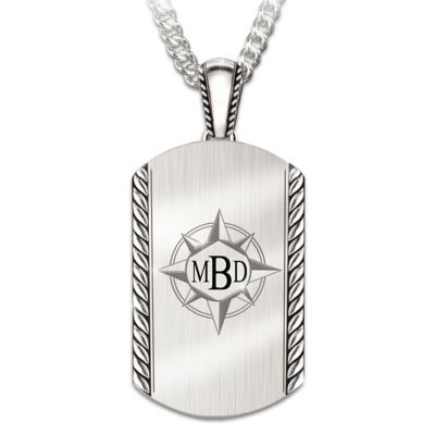 Buy Discover Your Path, My Son Personalized Stainless Steel Pendant Necklace