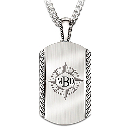 Discover Your Path, My Son Personalized Stainless Steel Pendant Necklace – Personalized Jewelry