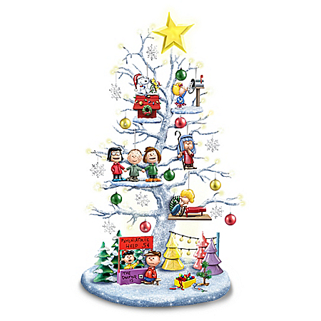 The Perfect PEANUTS Illuminated Christmas Tabletop Tree