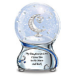 Buy My Daughter-In-Law, I Love You To The Moon And Back Musical Glitter Globe