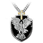 Buy Strength Of St. Michael Son Dog Tag Pendant Necklace