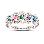 Buy The Gift Of Family Women's Personalized Birthstone Ring