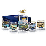Buy America's Freedom Flyers Glass Decanter Set