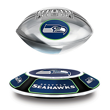 Seattle Seahawks NFL Illuminated Levitating Football