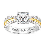 Buy All Our Love Women's Personalized Cut Topaz Ring