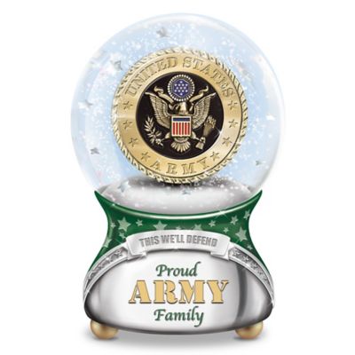 Buy Proud U.S. Army Family Musical Glitter Globe