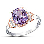 Buy Lavender Radiance Women's Rose De France Amethyst Ring
