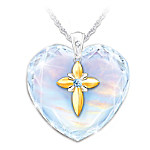 Buy Bless My Granddaughter Crystal Heart Pendant Necklace