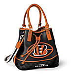 Buy Cincinnati Bengals Women's NFL Bucket-Style Handbag