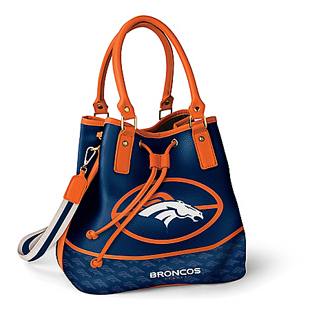 Denver Broncos Women’s NFL Bucket-Style Handbag