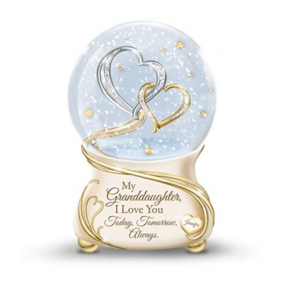 Buy My Granddaughter, I Love You Always Personalized Glitter Globe