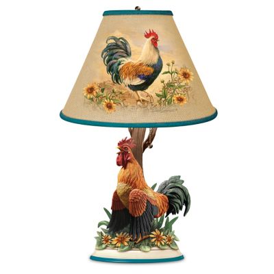 Buy Rise And Shine Sculptural Rooster Accent Lamp
