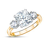 Buy Royal Love Women's Sterling Silver Diamonesk Ring