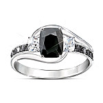 Buy Black Velvet Women's Black Spinel Gemstone Ring