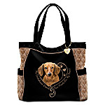 Buy Creative Expressions Paw Prints On My Heart Dog Women's Quilted Tote Bag
