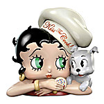 Buy Kiss The Cook Hand-Painted Betty Boop & Pudgy Fully Sculpted Cookie Jar With Food-Safe Seal