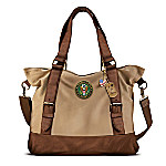 Buy Armed Forces U.S. Army Women's Canvas Handbag With Patriotic Charms