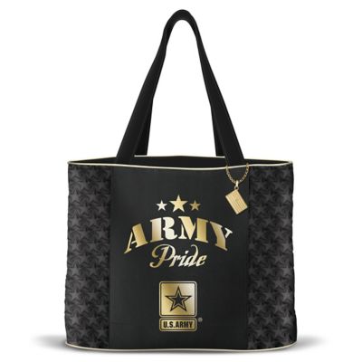 Buy Military Pride Women's Army Quilted Tote Bag