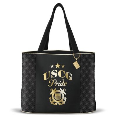 Buy Military Pride Women's Coast Guard Quilted Tote Bag