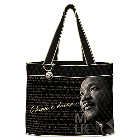 Martin Luther King Jr. Women’s Quilted Tote Bag