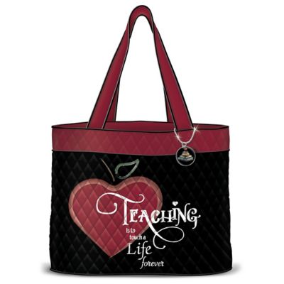 Buy To Touch A Life Forever Women's Quilted Tote Bag
