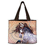 Buy Creative Expressions Spirit Of The Painted Pony Women's Quilted Tote Bag