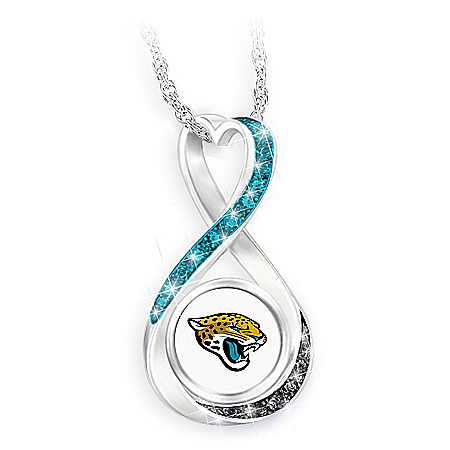 Jacksonville Jaguars Forever Infinity Pendant Necklace