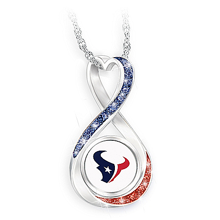 Houston Texans Forever Infinity Pendant Necklace