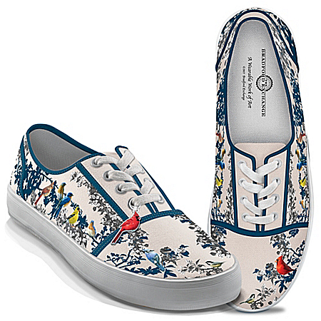 James Hautman Songs Of Spring Women’s Canvas Shoes