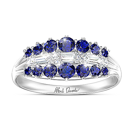Alfred Durante Midnight Sky Genuine Sapphire Ring