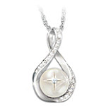 Buy God's Pearl of Wisdom Women's Religious Diamond Pendant Necklace
