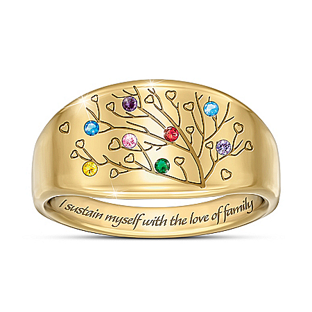 Love Of Family Women’s Personalized Birthstone Ring – Personalized Jewelry