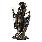 Buy Heart Of A Great Spirit Hand-Painted Sculpture With Tiger's Eye Gemstones