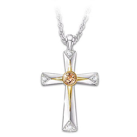 Grounded In Faith Diamond Necklace With Holy Land Sand