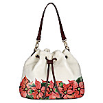 Buy Poinsettia Splendor Womenâ€™s Fleece Handbag