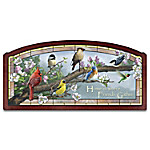 Buy Glorious Gathering Stained Glass Songbird Illuminated Wall Decor